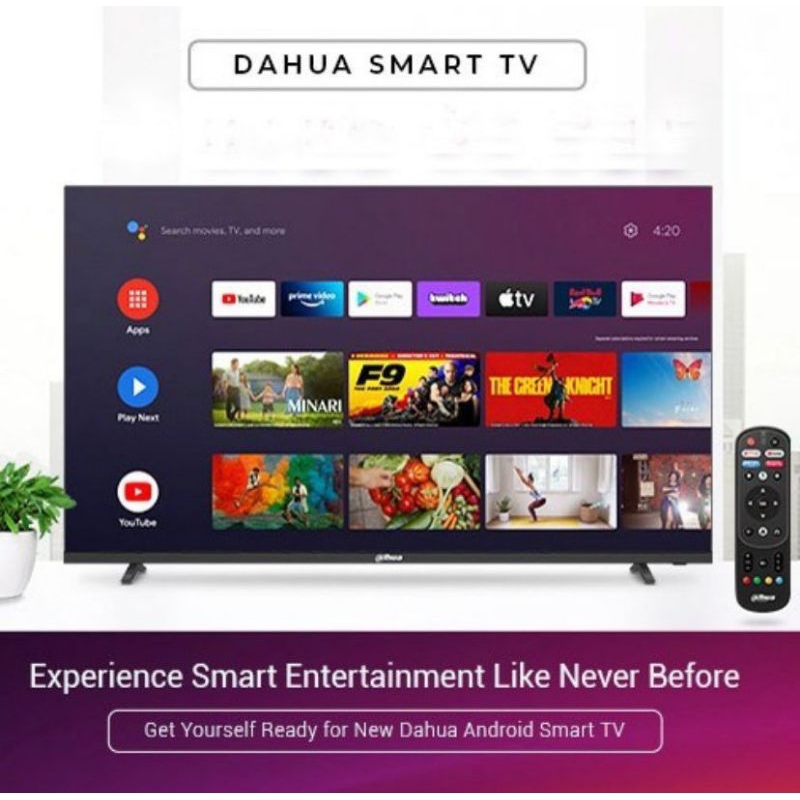 Dahua Android TV Digital TV Monitor TV 43 inch 4K UHD SD400
