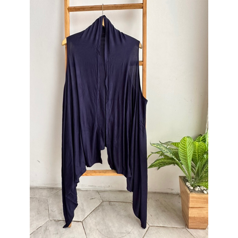 rompi panjang oversize kaos melar wanita