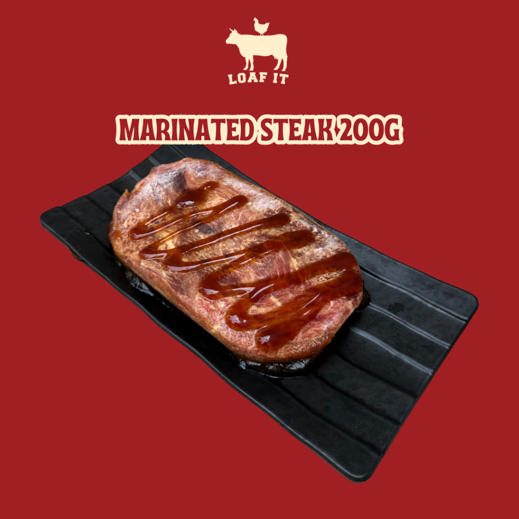 

MARINATED BEEF STEAK SIRLOIN TENDERLOIN 200G MARINASI