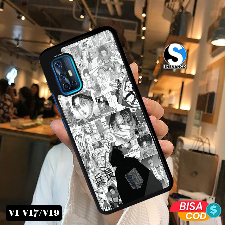 [COD]Promo Case Vivo V17 V19 V20 Gambar Motif Anime AOT Aesthetic Casing Hp Desain Kekinian Hardcase