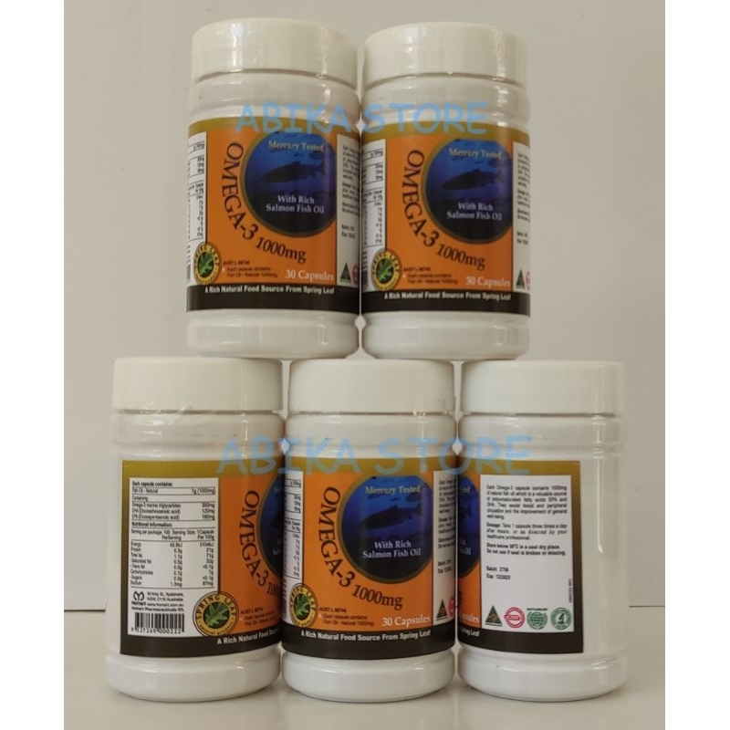 SPRINGLEAF / SPRING LEAF ORIGINAL OMEGA 3 1000MG 30 KAPSUL