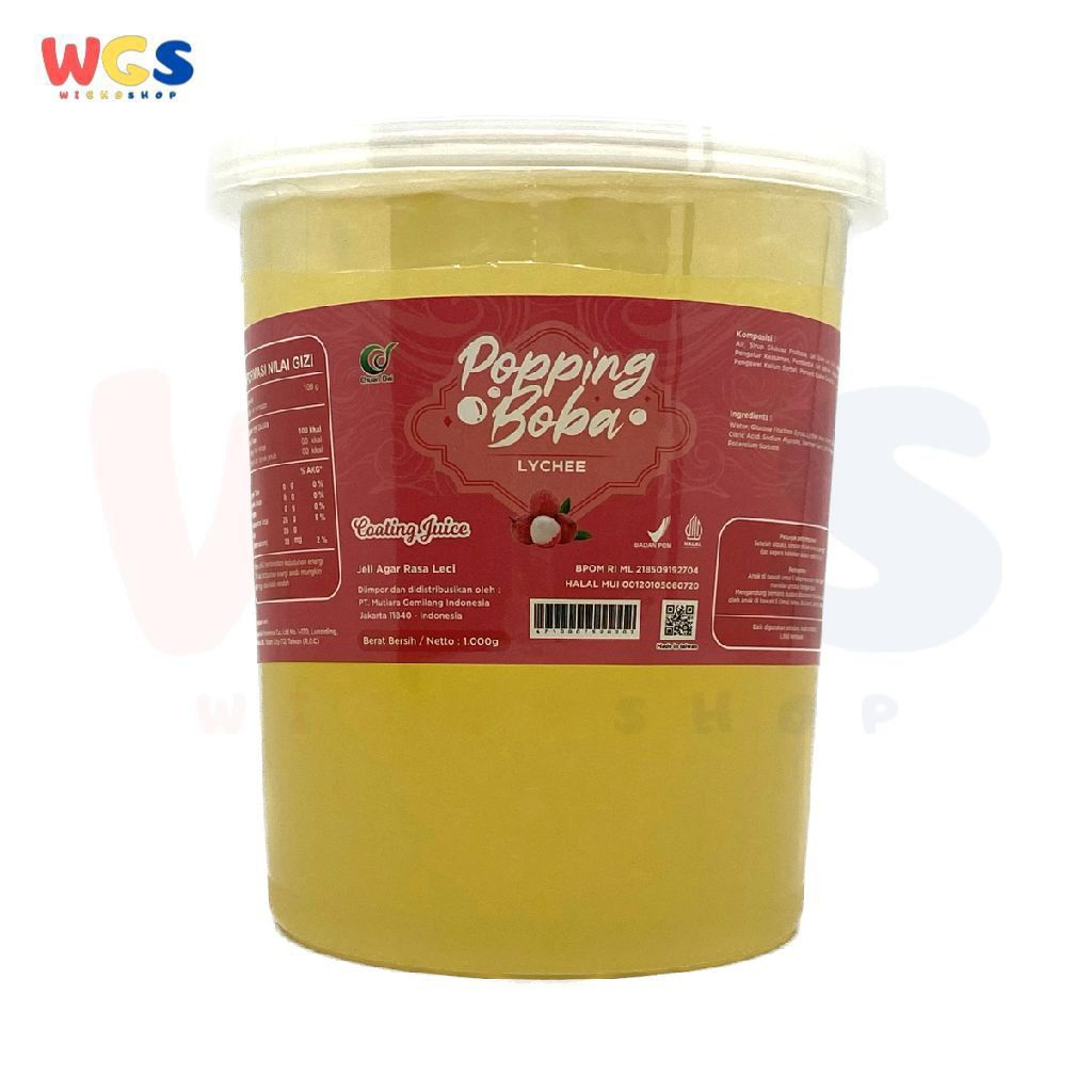 

Chuan Dai Popping Boba Lychee Coating Juice 1kg