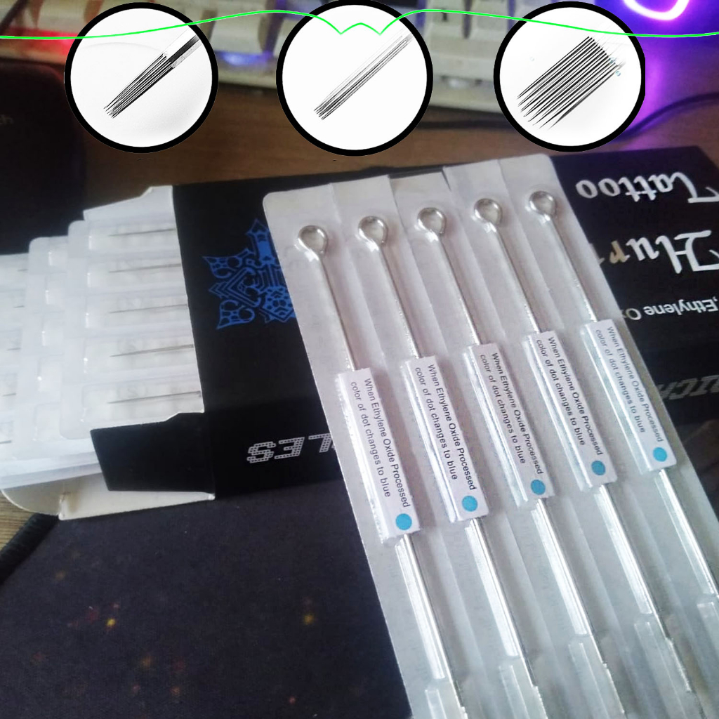 Jarum tato RL / RS / RM 1pc - jarum tatto koil -  tattoo needle - tato / tattoo / tatoo