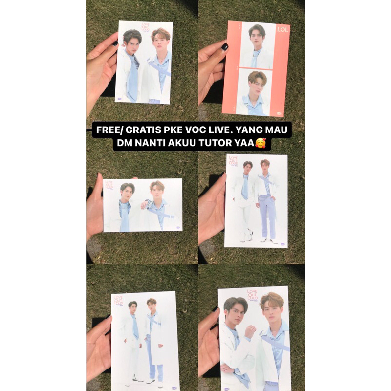 MERCH POSTCARD THAILAND READY STOK