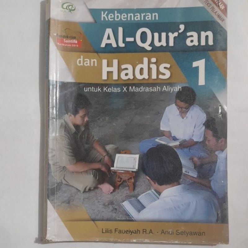

Buku Alqur'an Hadis SMA Kelas 10 Aqila