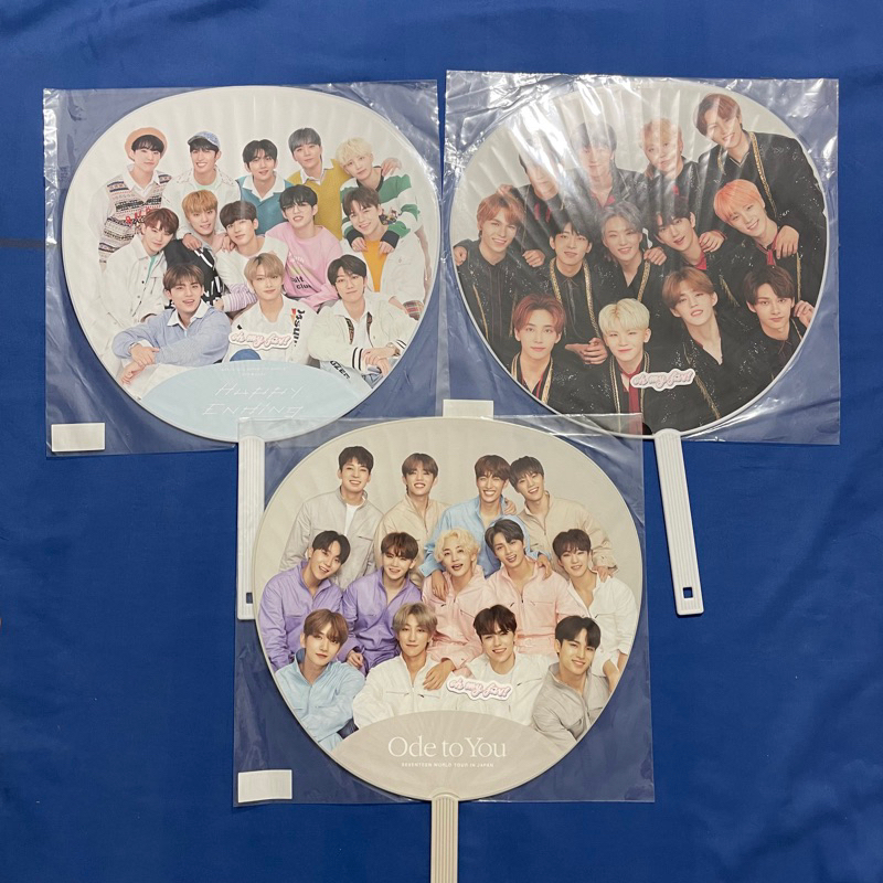 SEVENTEEN Uchiwa OT13 / Happy ending ideal cut ode to you in japan svt scoups jeonghan joshua wonwoo