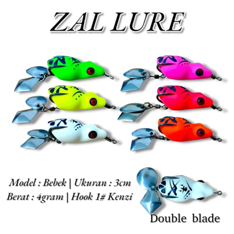 Soft frog zal lure bebek ukuran 3cm
