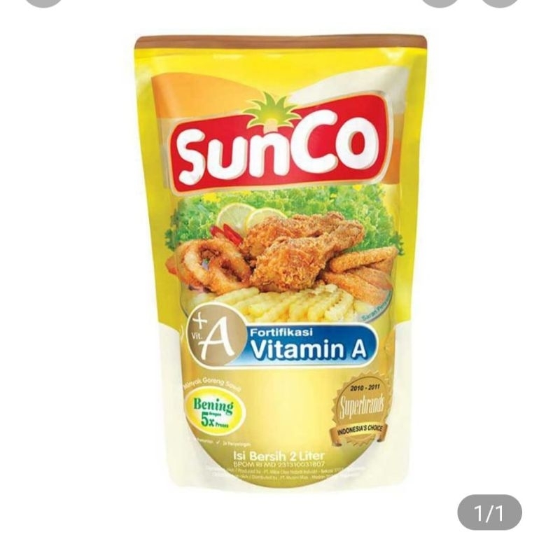 

Minyak goreng SUNCO refill 2L