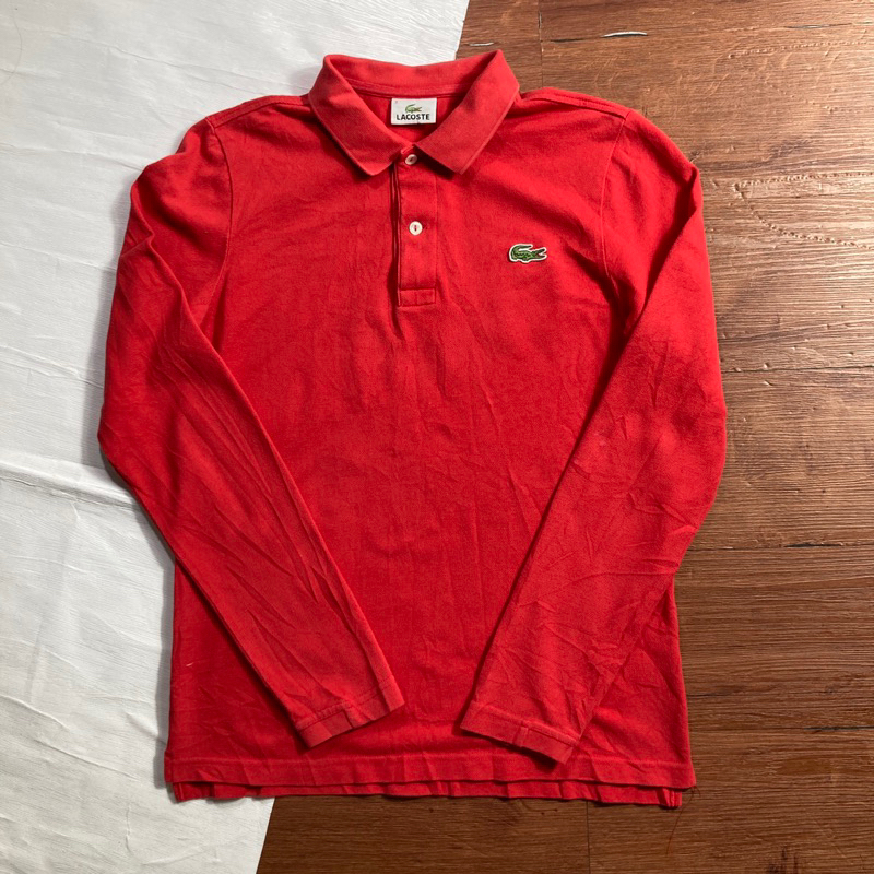 Polo Shirt Rugby Lacoste RED Second Original