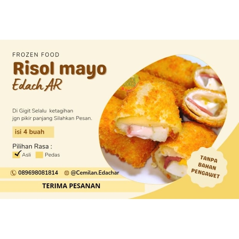 

Risoles Beef mayo Frozen (isi 4)