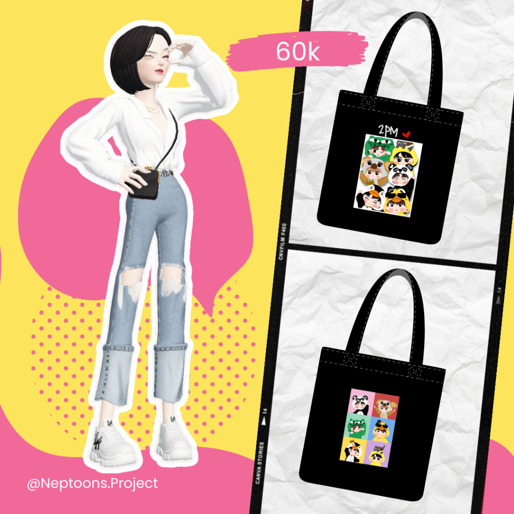 2PM Totebag Black Collection (BISA CUSTOM)