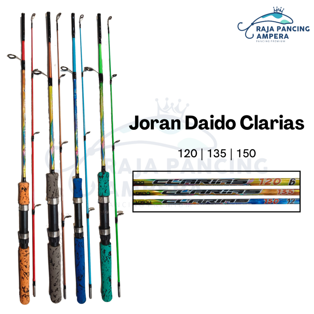 Joran Spinning Daido Clarias Fiber Solid Full Busa Army