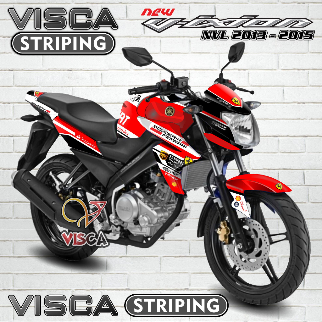 Decal Vixion NVL - Stiker Vixion NVL - Dekal Vixion NVL Full Body - Striping Vixion NVL Variasi - De