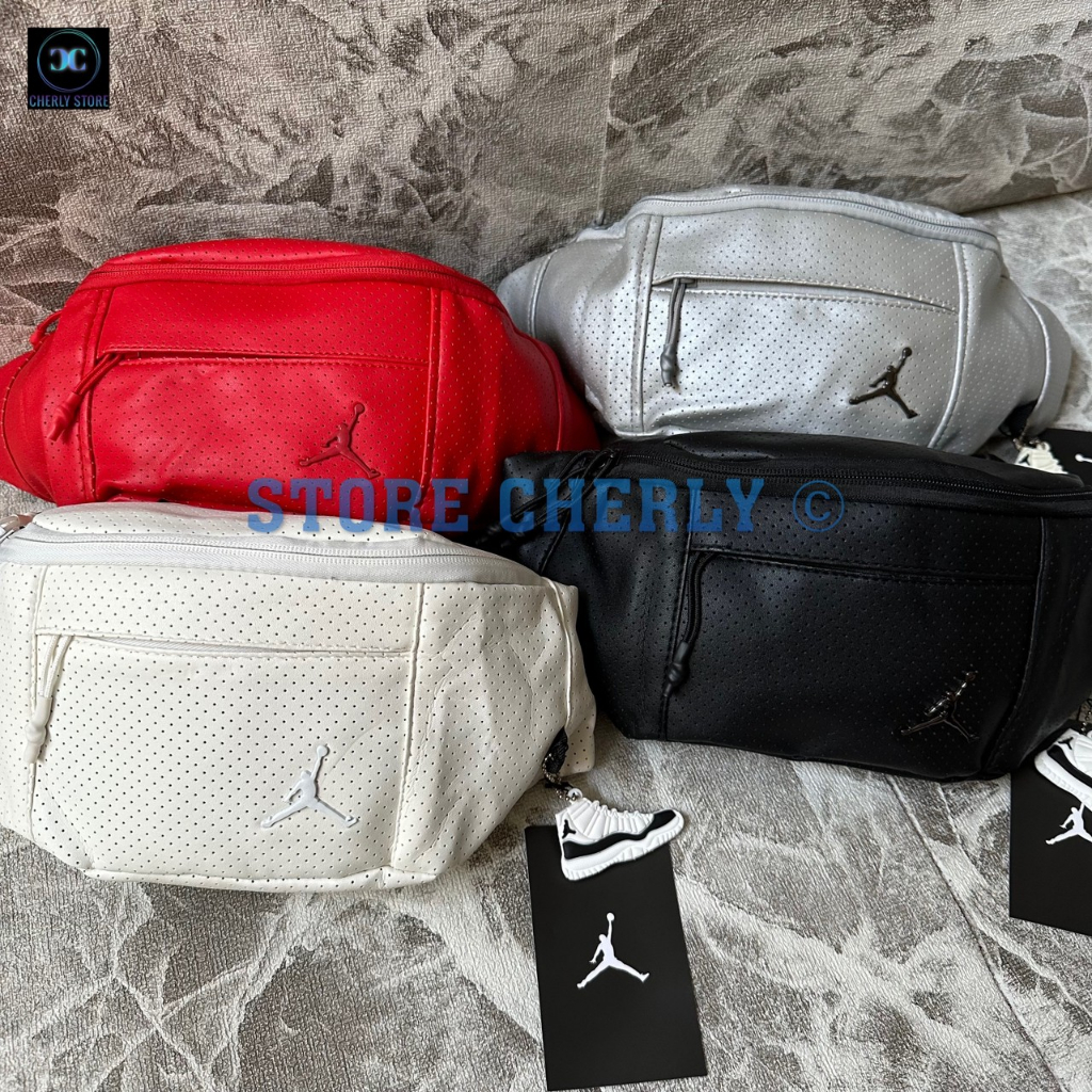 Waistbag Jordan Phantom Leather / Tas Selempang Dada Kulit / Tas Pinggang WB Jordan Phantom