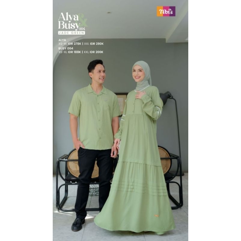 NIBRAS SIMPLE DRESS ALYA DAN KOKO BUSY 004 | NIBRAS COUPLE