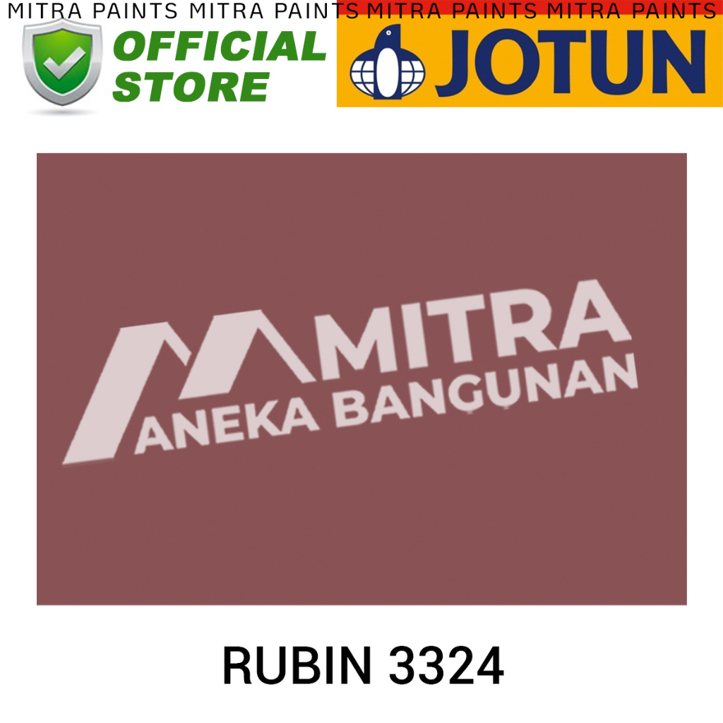 CAT TEMBOK JOTUN INTERIOR EKSTERIOR RUBIN 3324 / MERAH MAROON
