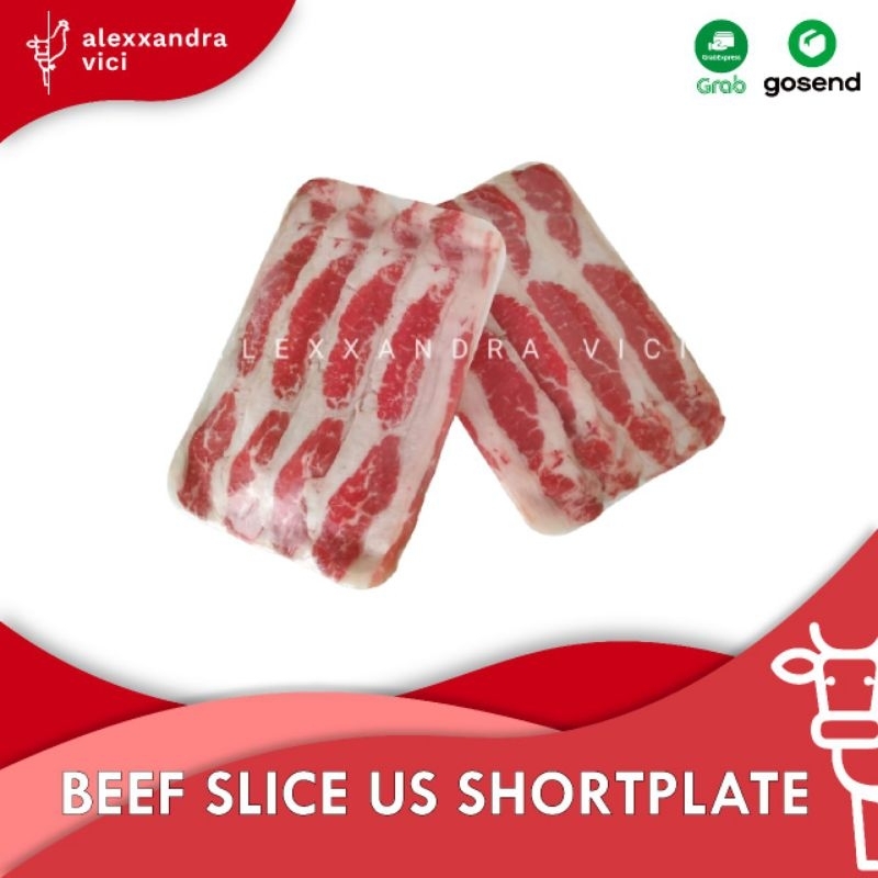 Daging Slice / Beef Sliced US Shortplate 500gr