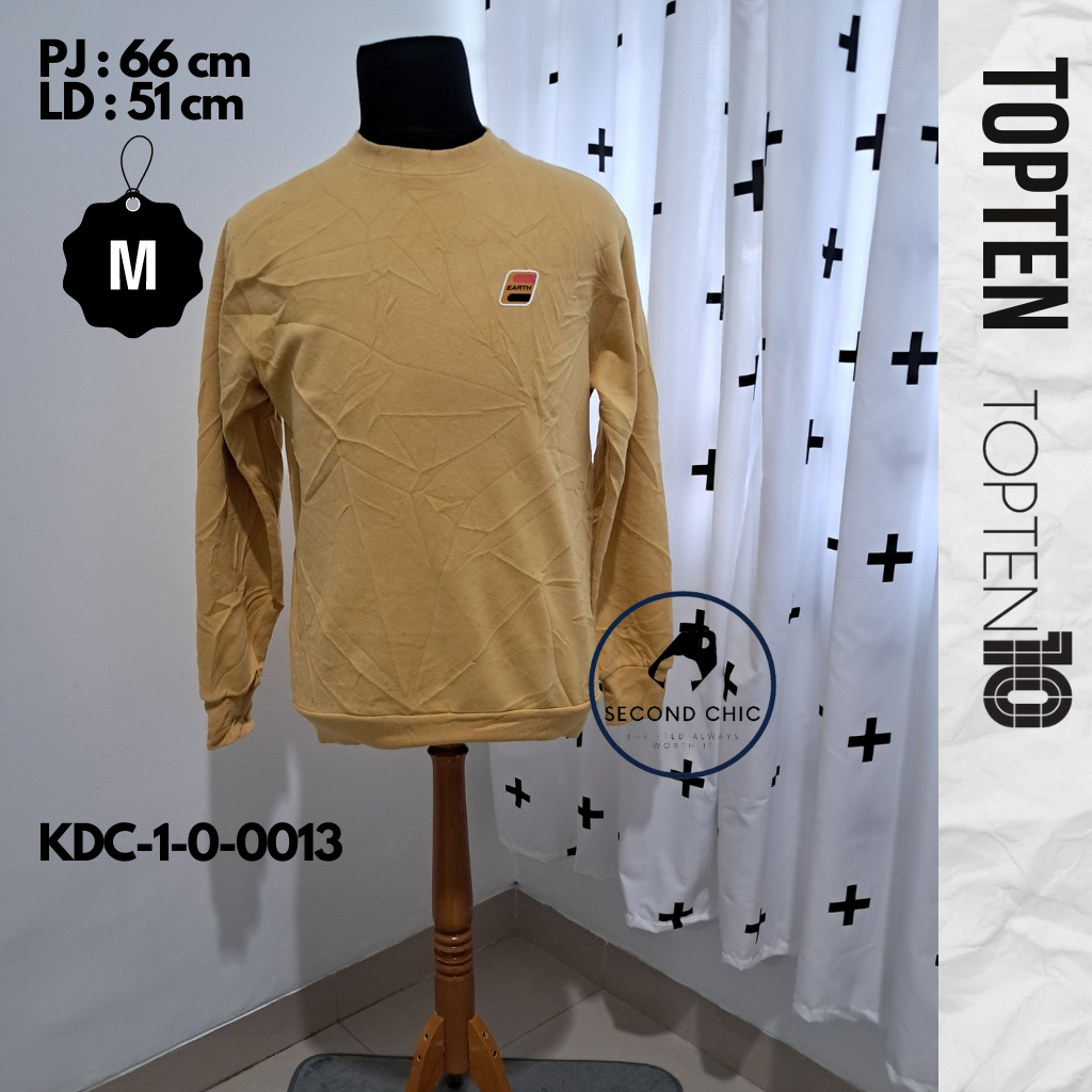 Crewneck TOPTEN ORIGINAL | Crewneck Pria | Sweater TOPTEN | Crewneck branded | Sweater branded