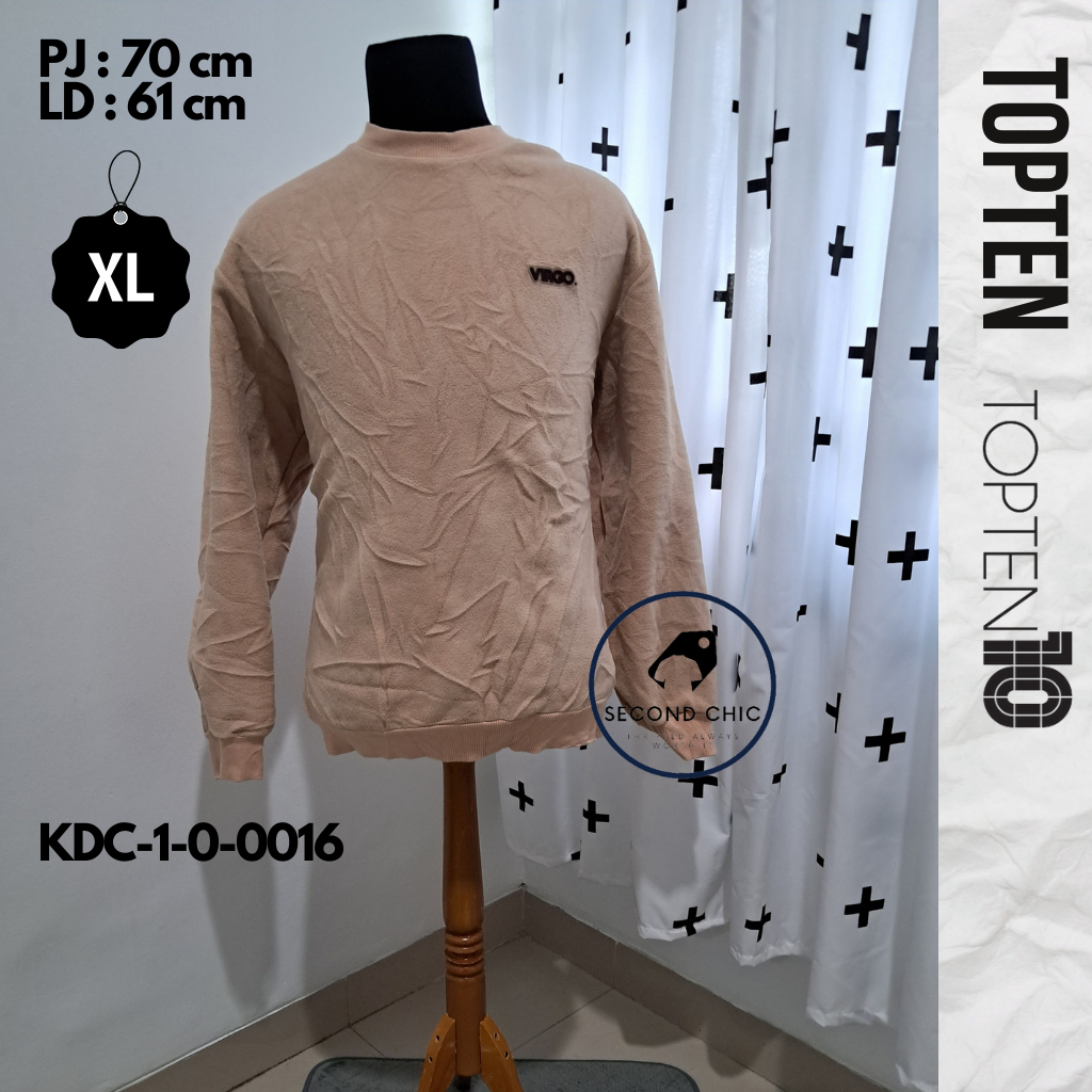 Crewneck TOPTEN ORIGINAL | Crewneck Pria | Sweater TOPTEN | Crewneck branded | Sweater branded