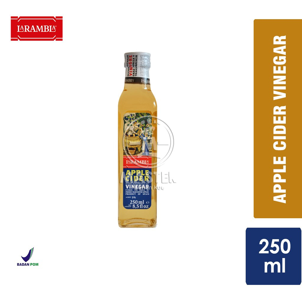 

Cuka Apel La Rambla / Apple Cider Vinegar [Botol Kaca 250ml]