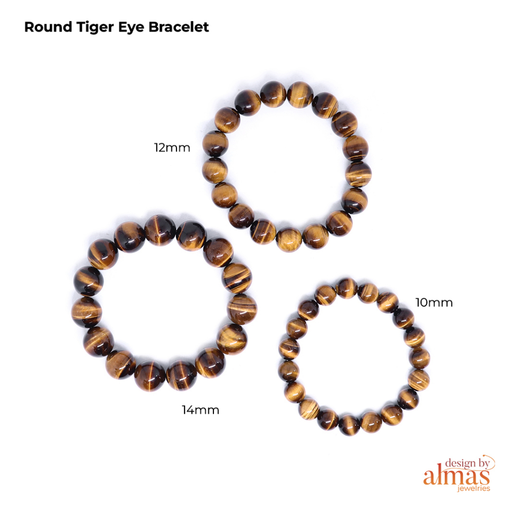Tiger Eye Bracelet Stone | Gelang Tiger Eye Batu Alam