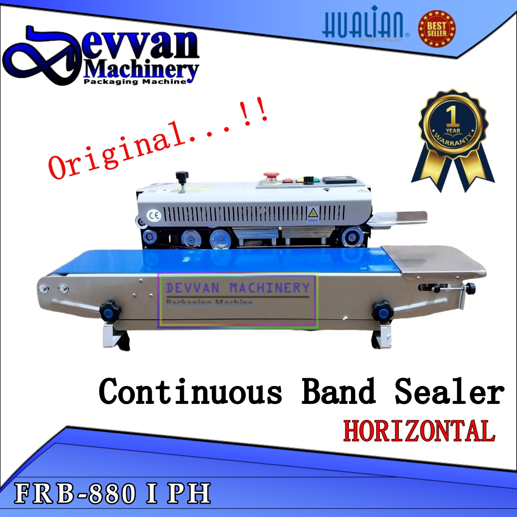FRB880 I PH Continuous Band Sealer Mesin Sealing Sealer Plastik FRB-880I