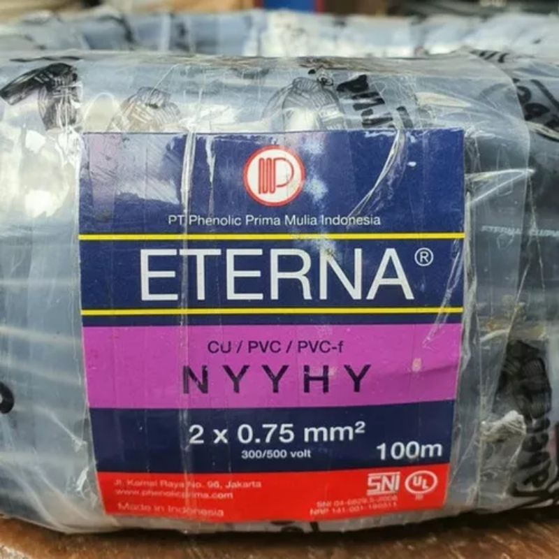 ETERNA Kabel Serabut 2x0,75mm
