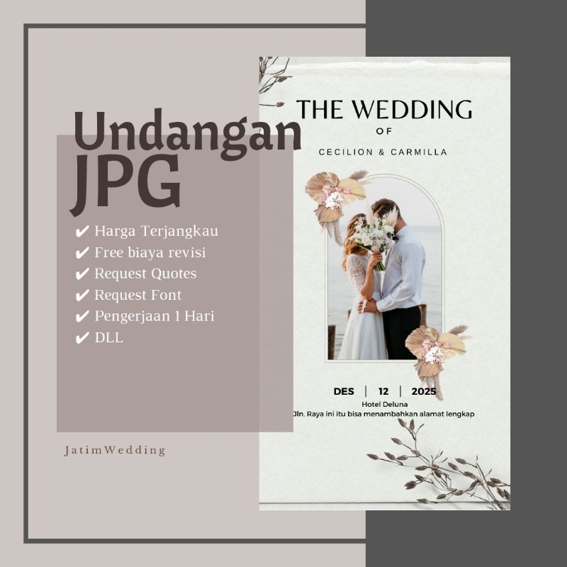 Undangan Digital JPG Murah