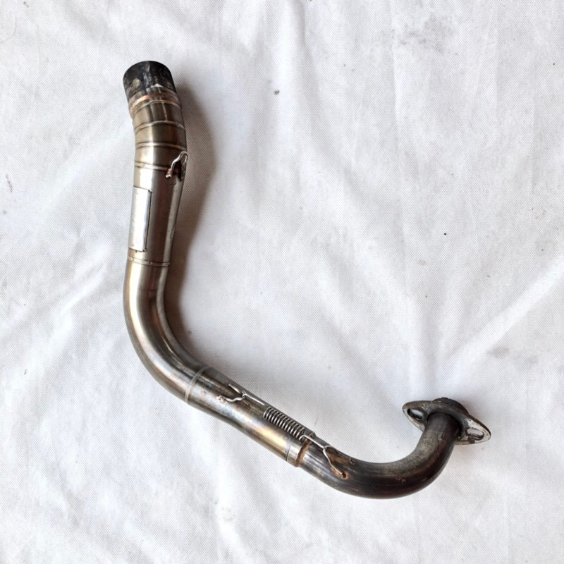 Header Leheran Knalpot WRC Racing Exhaust WR8 Yamaha Mio Karbu Second Original