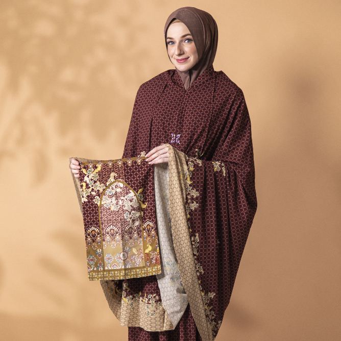 PRAYER SET - Mukena Premium Lengkap Dengan Sajadah & Tas by Zahwazee