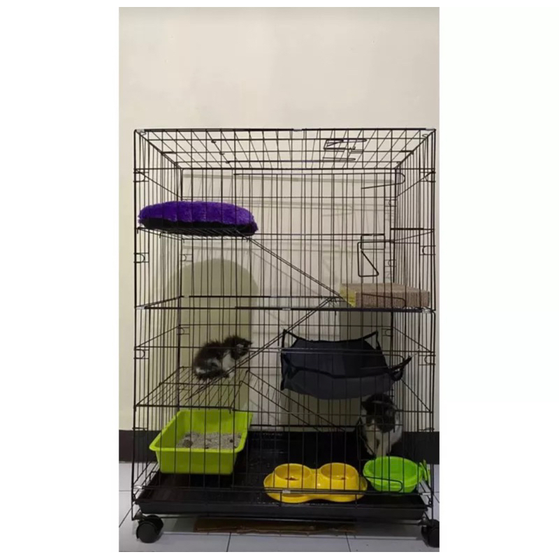 kandang kucing tingkat 3