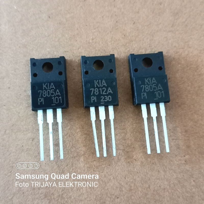 IC REGULATOR KIA 7812 7805 BODY PLASTIK ORIGINAL KEC