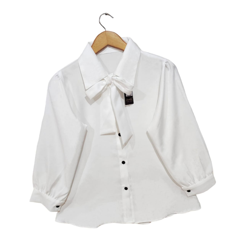 [ SERBA 40 RIBU ] baju anak perempuan umur 11-12 tahun / kemeja anak lengan panjang warna putih / pa
