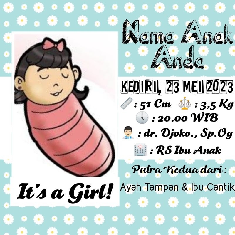 SoftFile Biodata Bayi