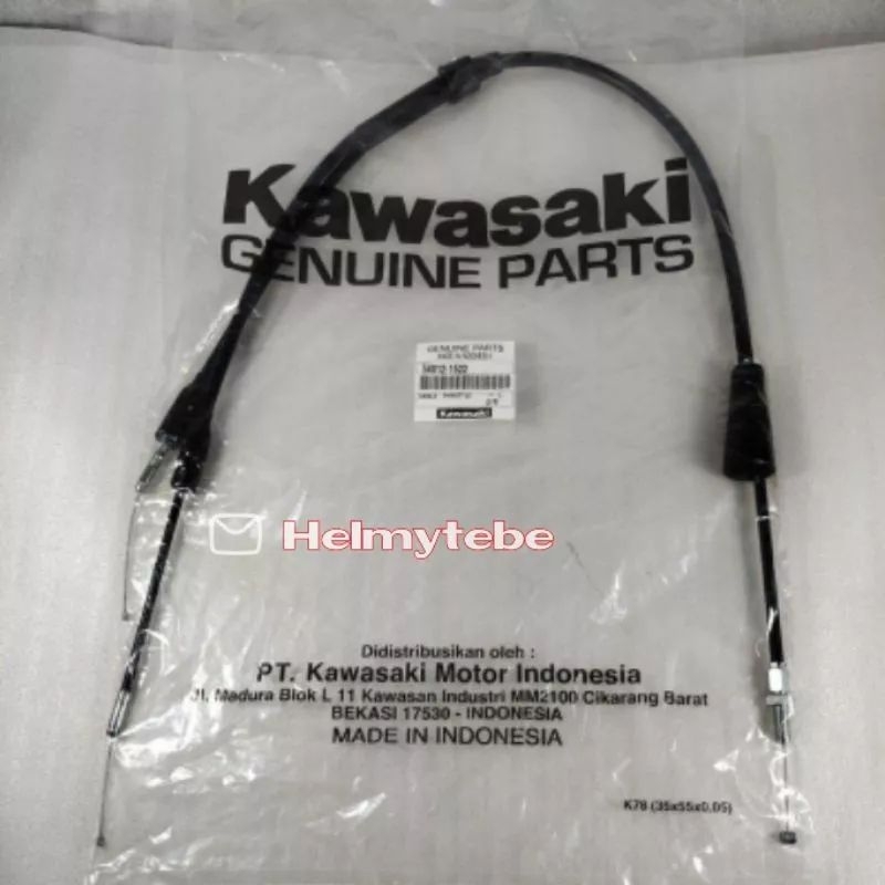 kabel gas ninja r rr original/tali gas kontan ninja r rr original