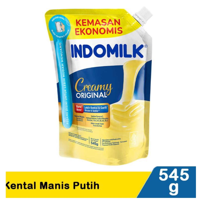 

Indomilk Kental Manis Putih / Coklat 545gr