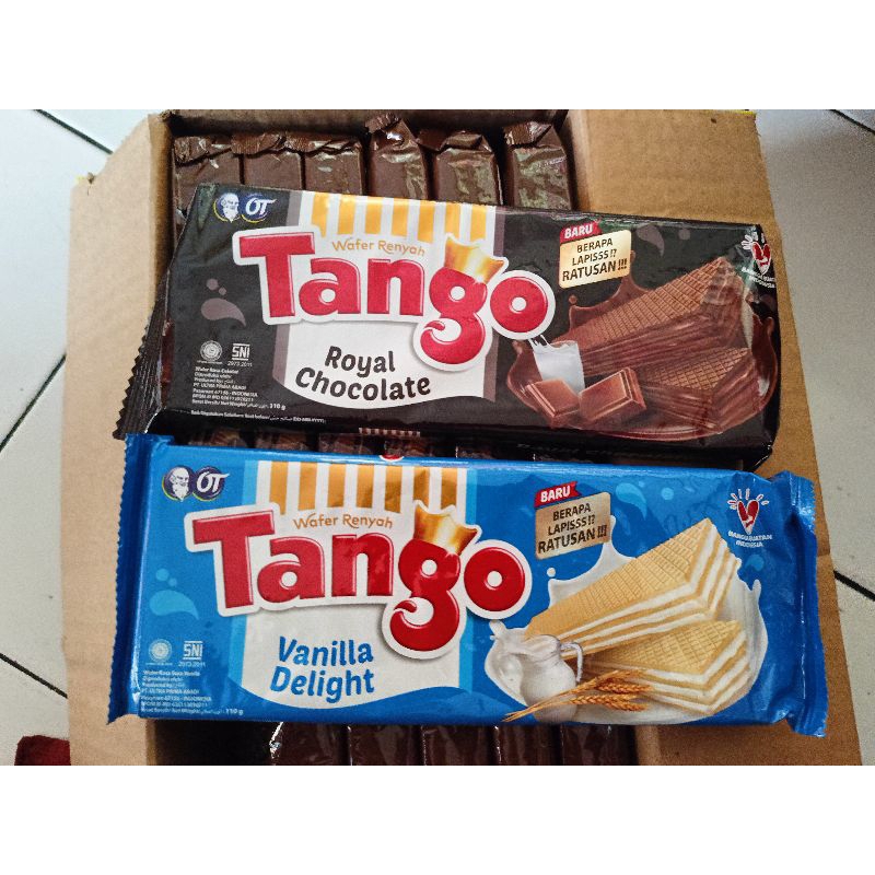 

Tango Wafer Long coklat Vanila Snack Hajatan 110 gram Griya Snack