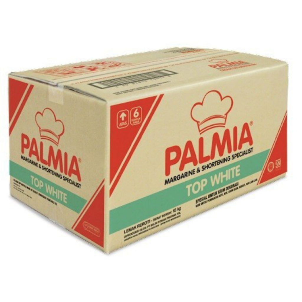 Palmia Top White 15kg - Mentega Putih Shortening - Mentega Palmia Gosend & Grab Only