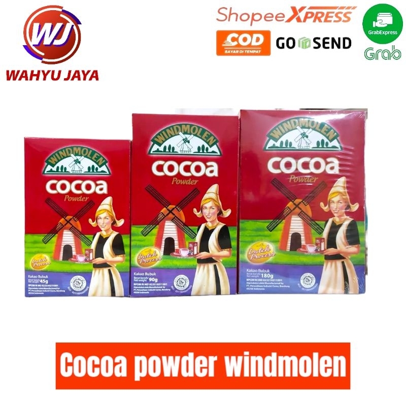 

WINDMOLEN COCOA POWDER KEMASAN 40GRAM/80GRAM/165GRAM