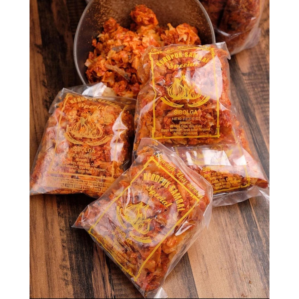 

keripik sambal khas sibolga 180 gr