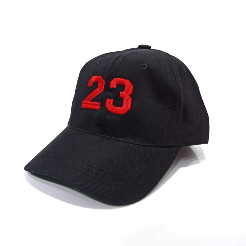 Topi Bordir Polo 23 Nomor Angka Michael Jordan Snapback 5 Panel Baseball Cap Bucket Hat Five Panels