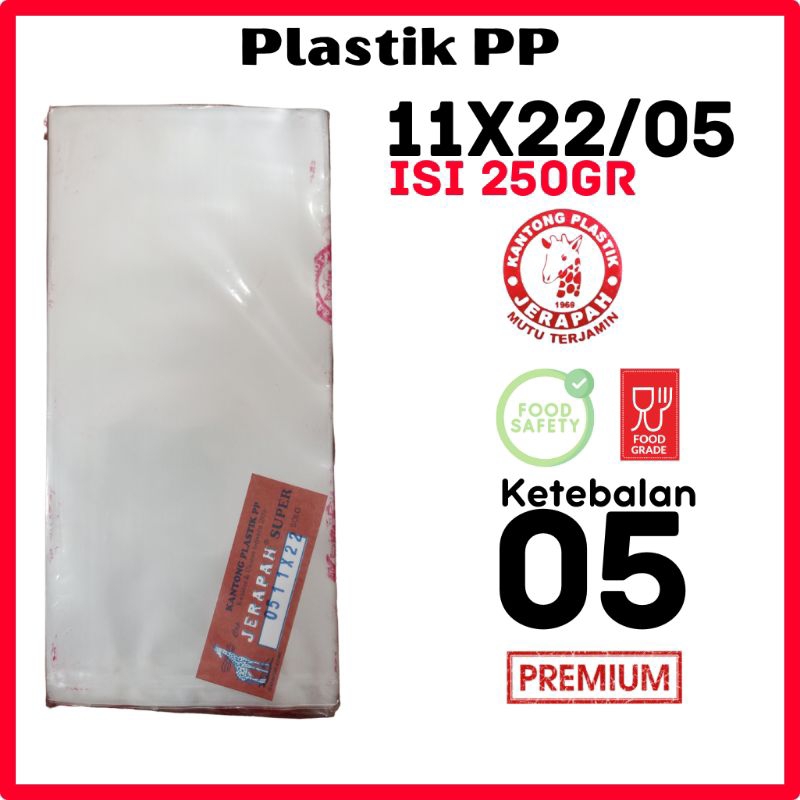 

Plastik PP 11x22/04 250gr untuk bungkus keripik, cemilan, keripik, kerupuk