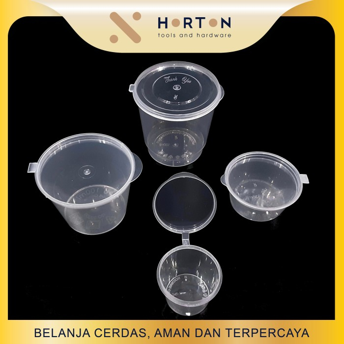Thinwall Tempat Saus Plastik / Sauce Cup Container / Tempat Kecap 35ML