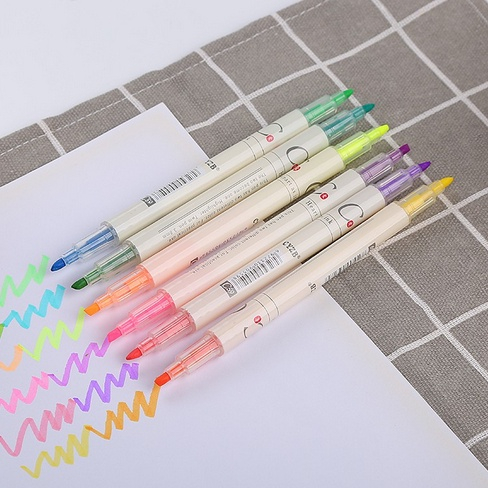 

SPIDOL / STABILO PANJANG 6 WARNA 2 ARAH STABILO HIGHLIGHTER WARNA WARNI