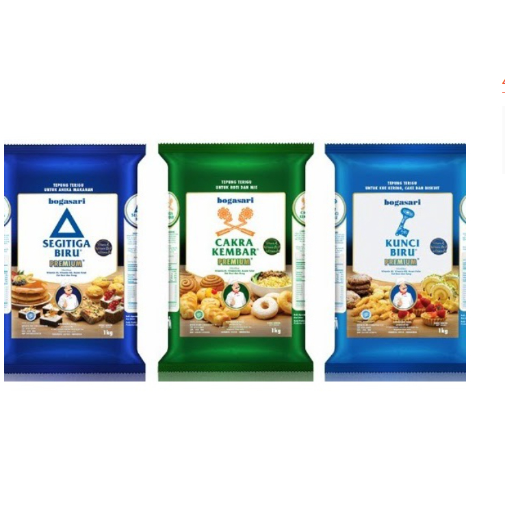 

TEPUNG TERIGU SEGITIA - CAKRA - KUNCI BIRU 1KG PREMIUM