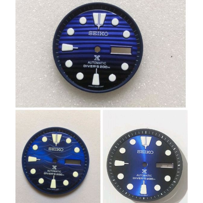 Dial seiko diver mod blue series