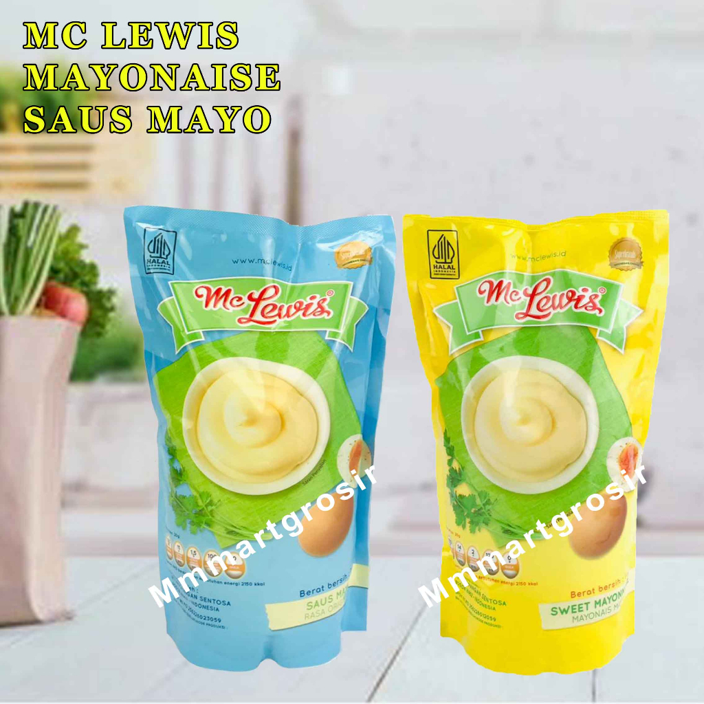 

Mc Lewis Mayonaise / Saus Salad / Saus Mayo / 1kg