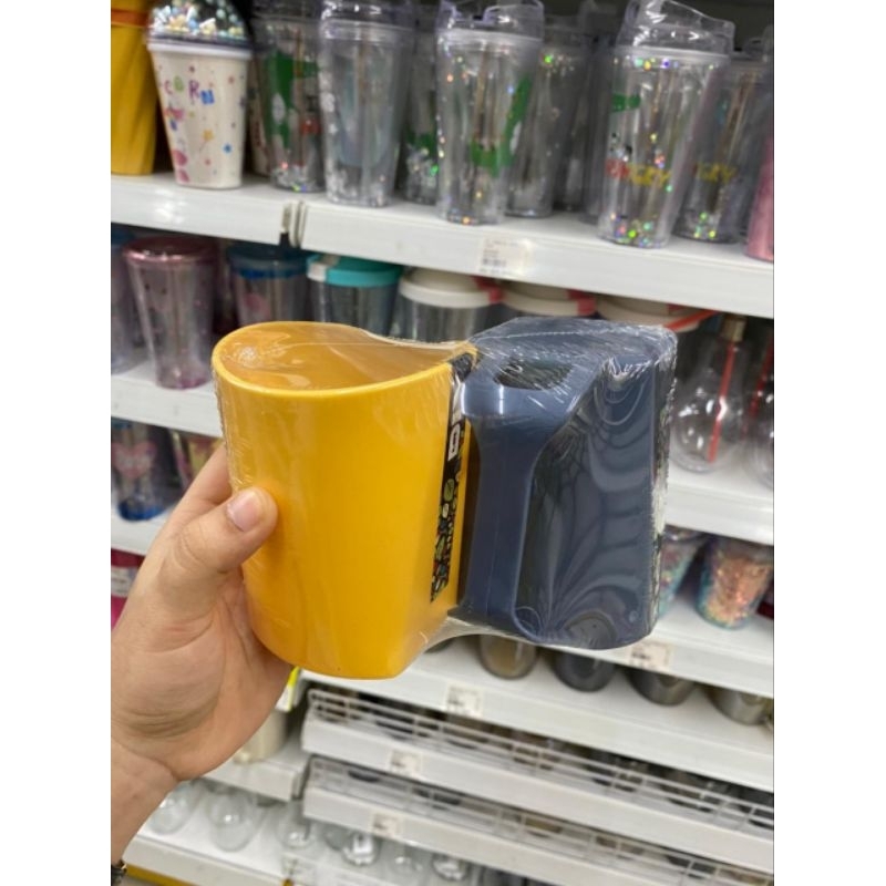 MR DIY MUG / GELAS / CANGKIR PLASTIK 2IN1