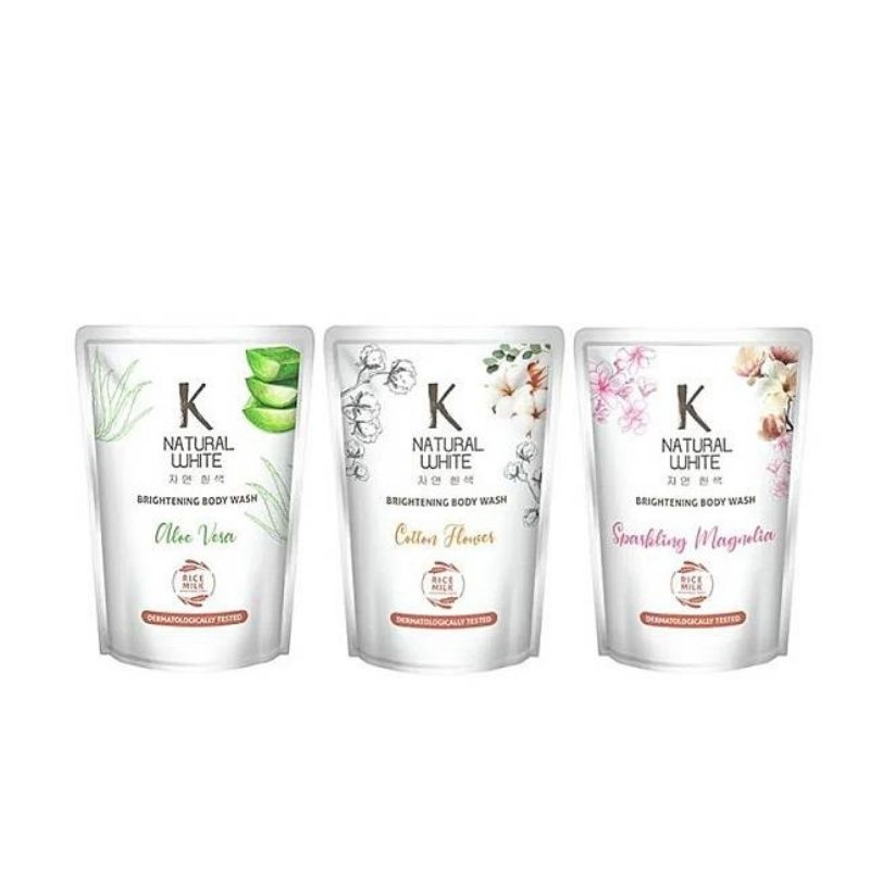 K Natural white body wash 450ml