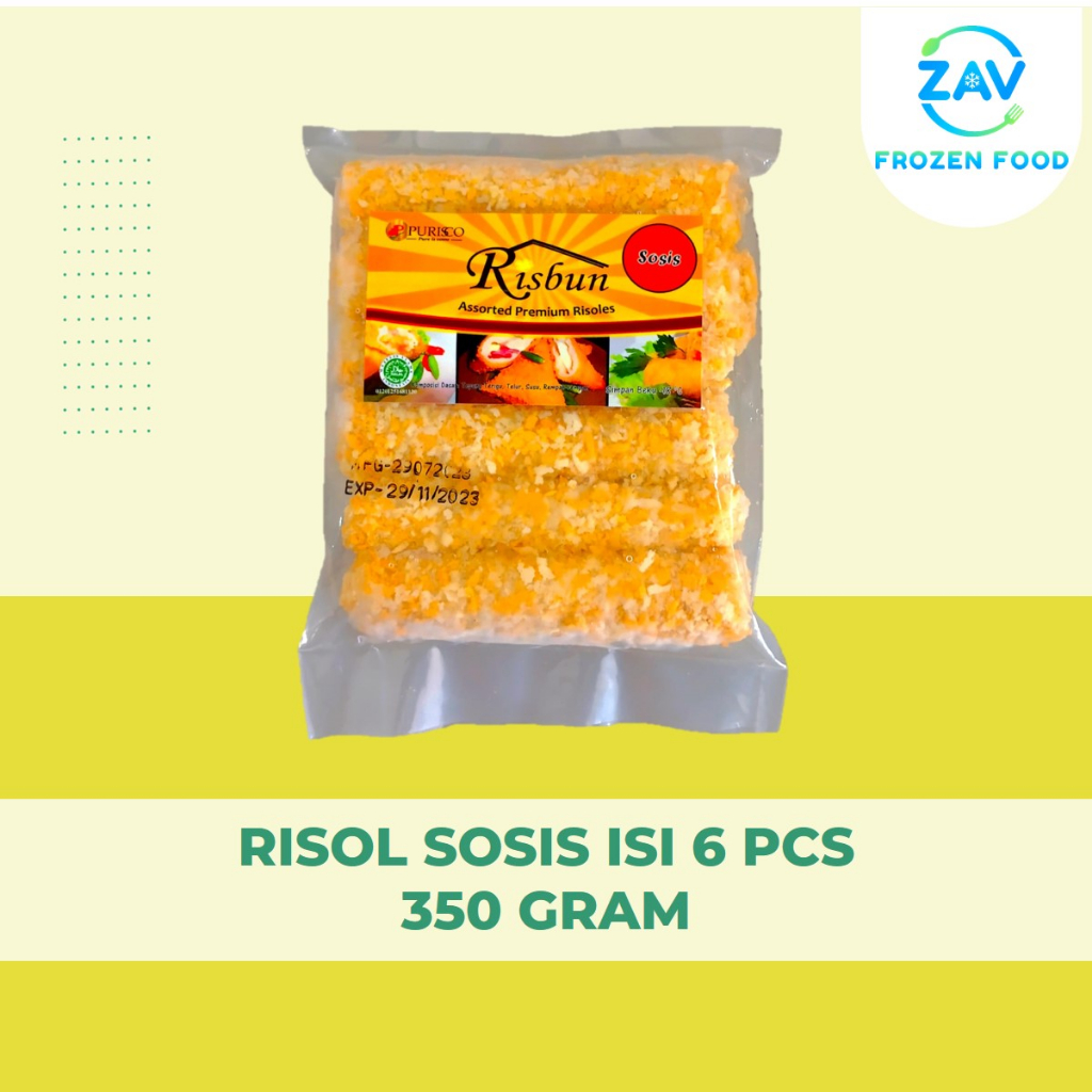 

RISOL SOSIS ISI 6 PCS 350 GRAM